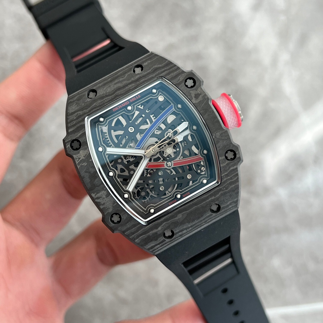 Richard Mille RM 67-02 Automatic Sebastian Ogier Black Rubber Strap