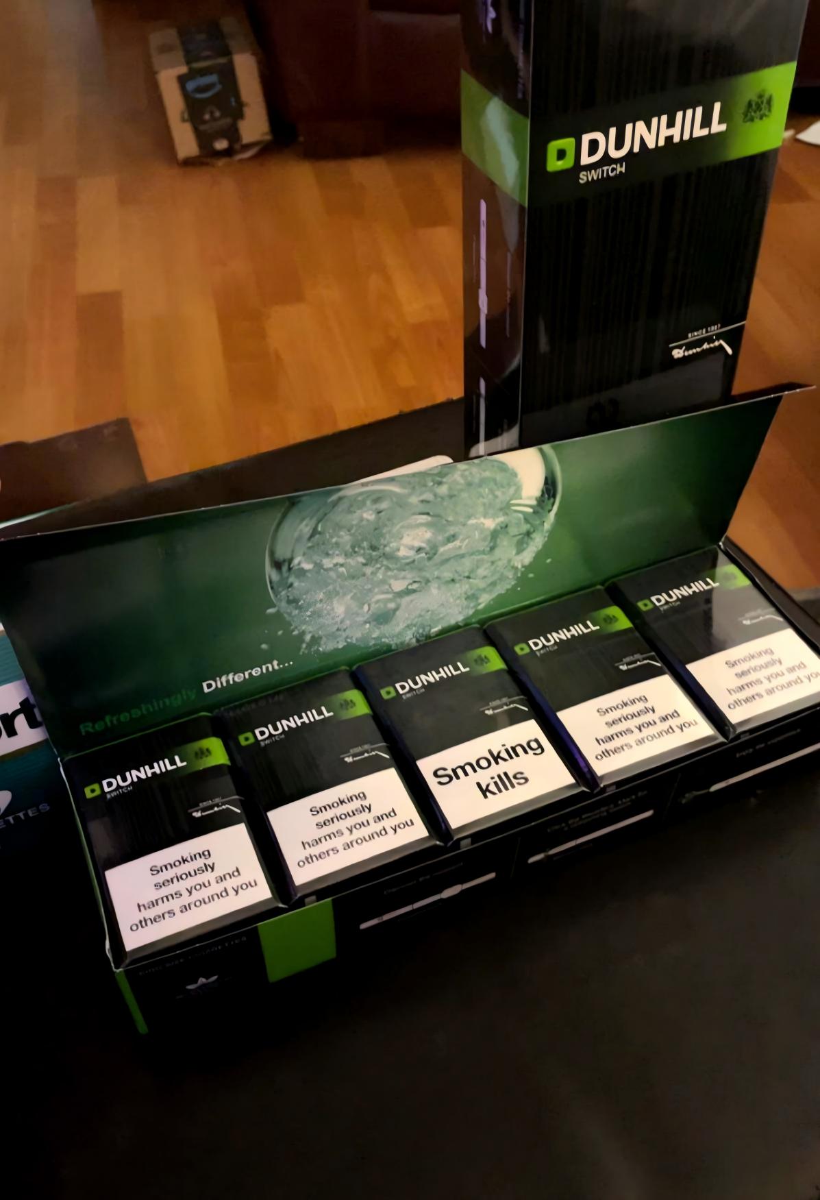 【New Arrival】Dunhill Switch Green 8mg Carton