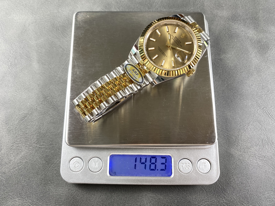Rolex Datejust 126333 0010 Champagne Index Jubilee 41mm Two Tone Steel