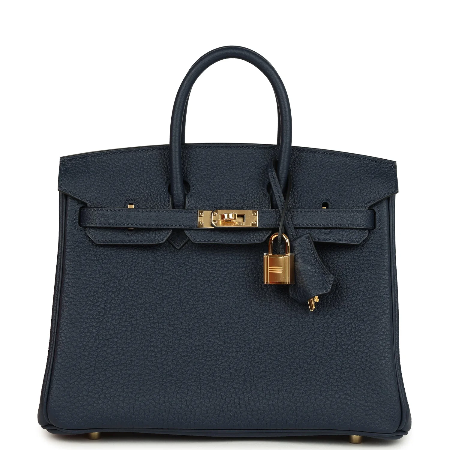 Hermes Birkin 25 Bleu Abysse Togo Gold Hardware