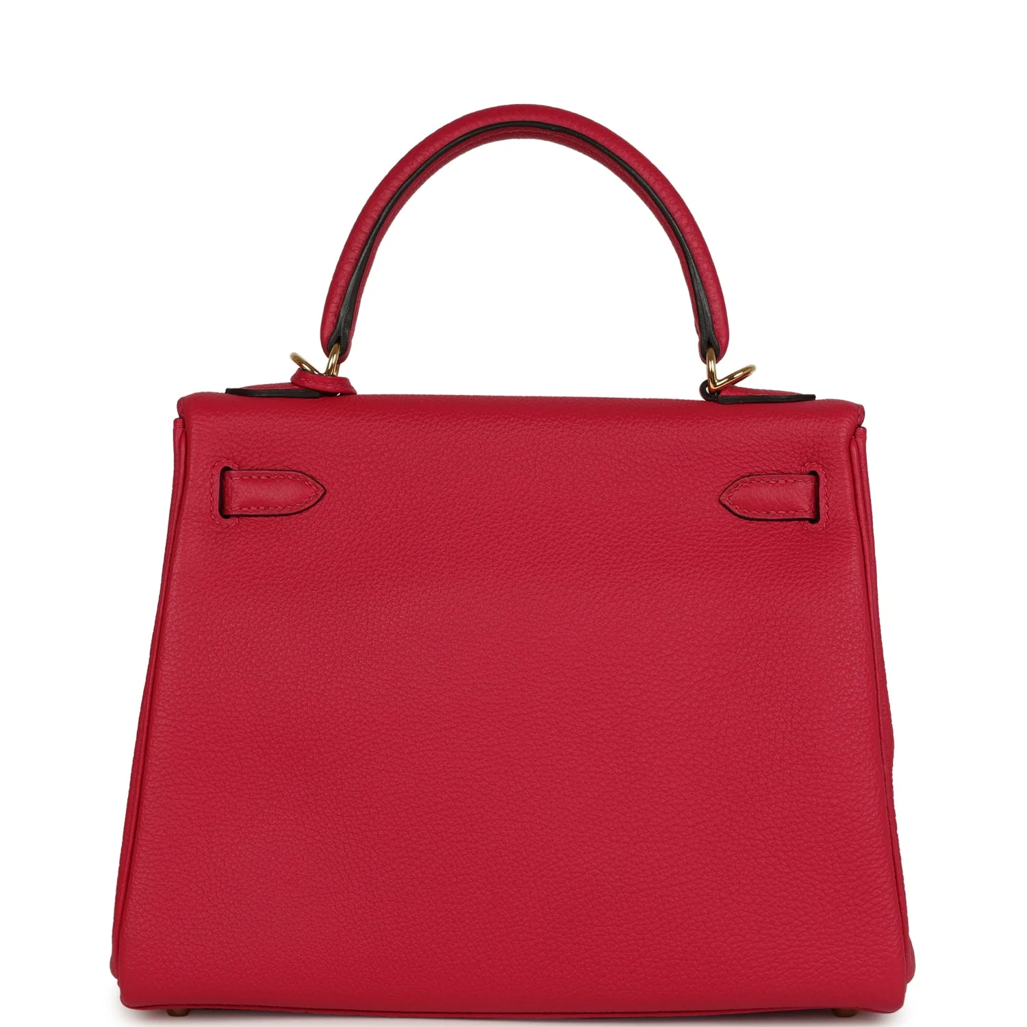 Hermes Kelly Retourne 25 Framboise Togo Gold Hardware