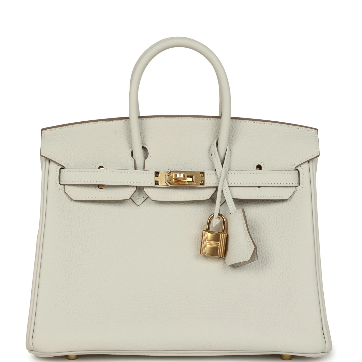 Hermes Birkin 25 Gris Pale Togo Gold Hardware