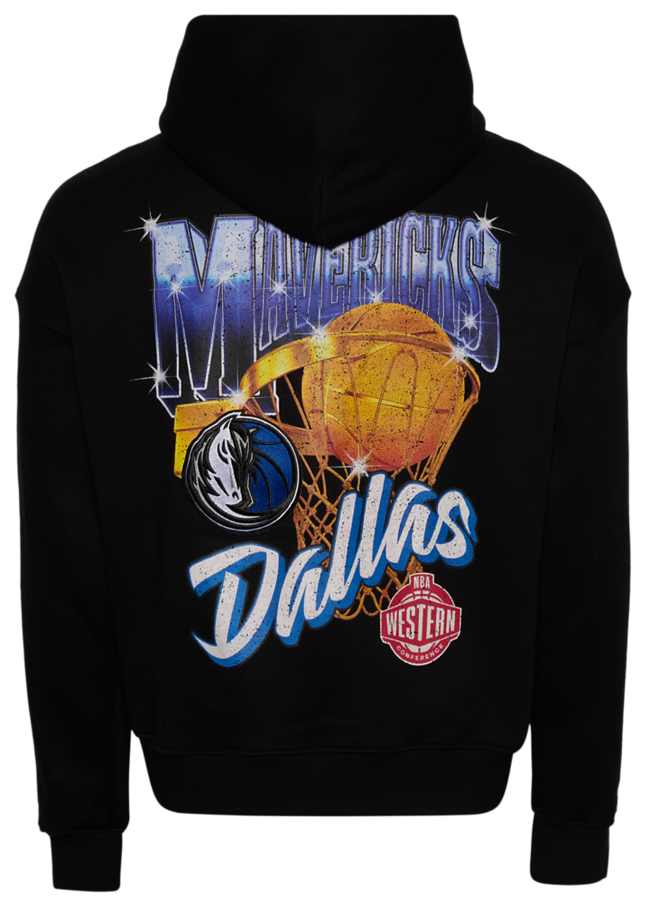 Pro Standard Mavericks Gold Hoops Pro Full-Zip Hoodie