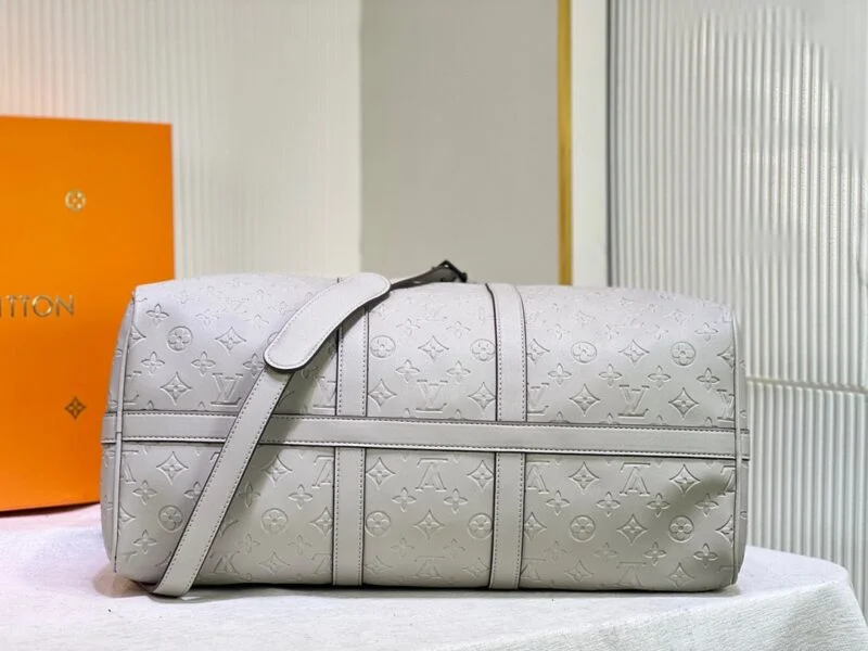 Louis Vuitton Keepall Bandouliere 50- Silver