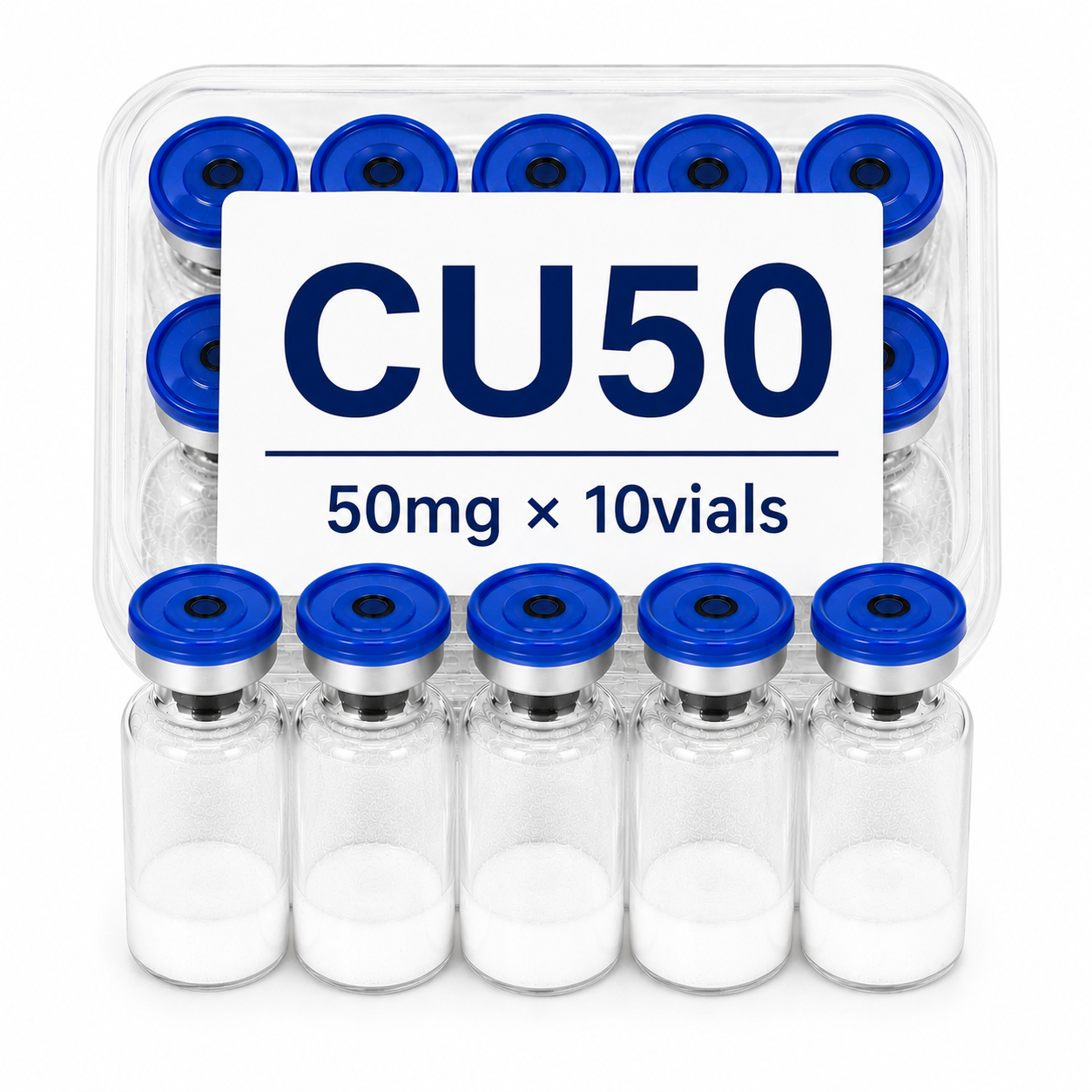CU50（GHK-Cu (Copper Peptide)）50mg×10vials