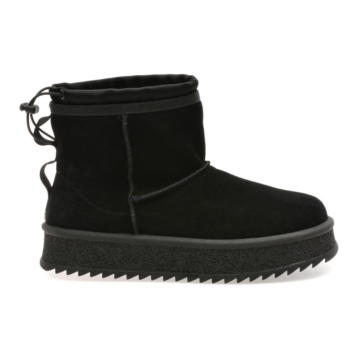 Ghete GRYXX negre, 8767, din piele intoarsa