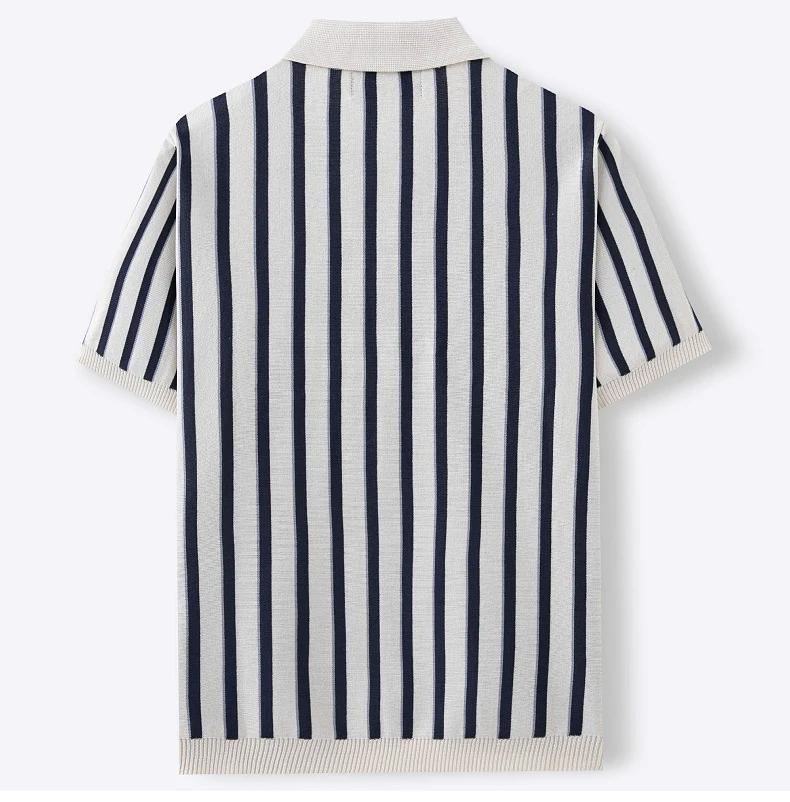 Mivanity Urban Casual Stripe Knit Top