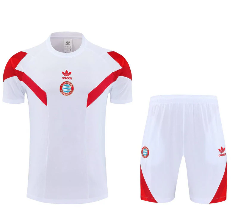 Bayern Munich Kit Training Jersey + Shorts 2025 White
