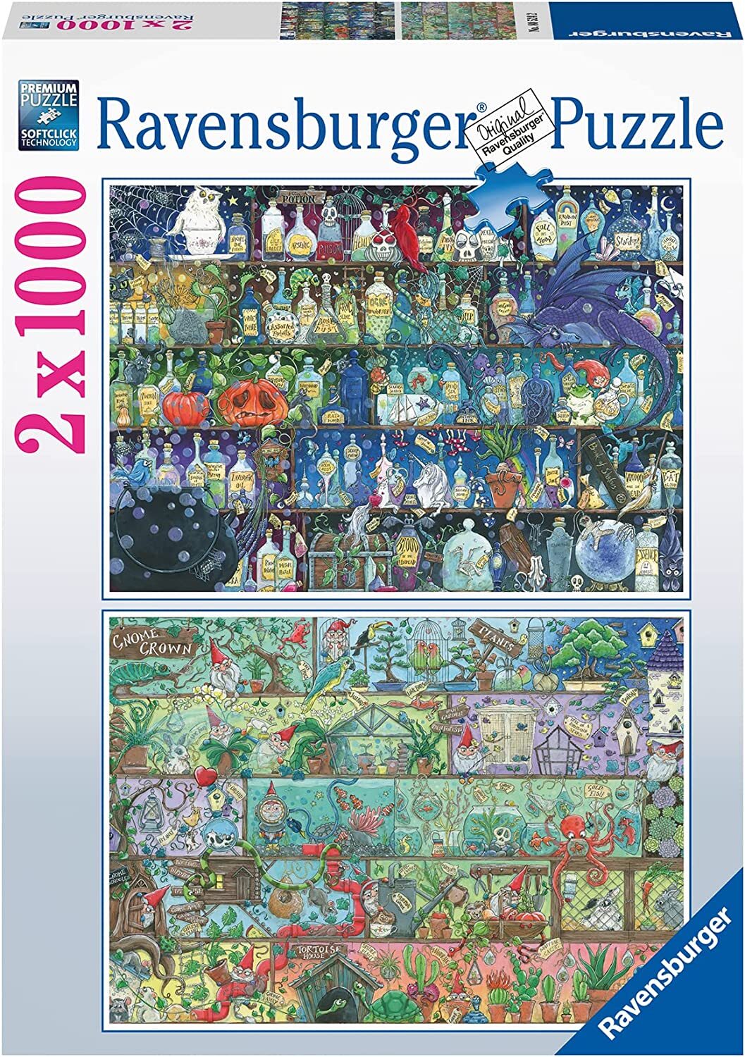 Magic Shelves – 2 x 1000 Piece Puzzle