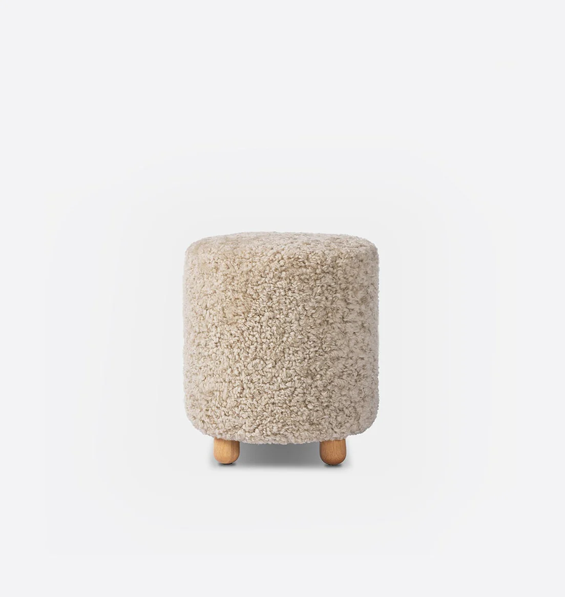 Tocho Shearling Footed Stool