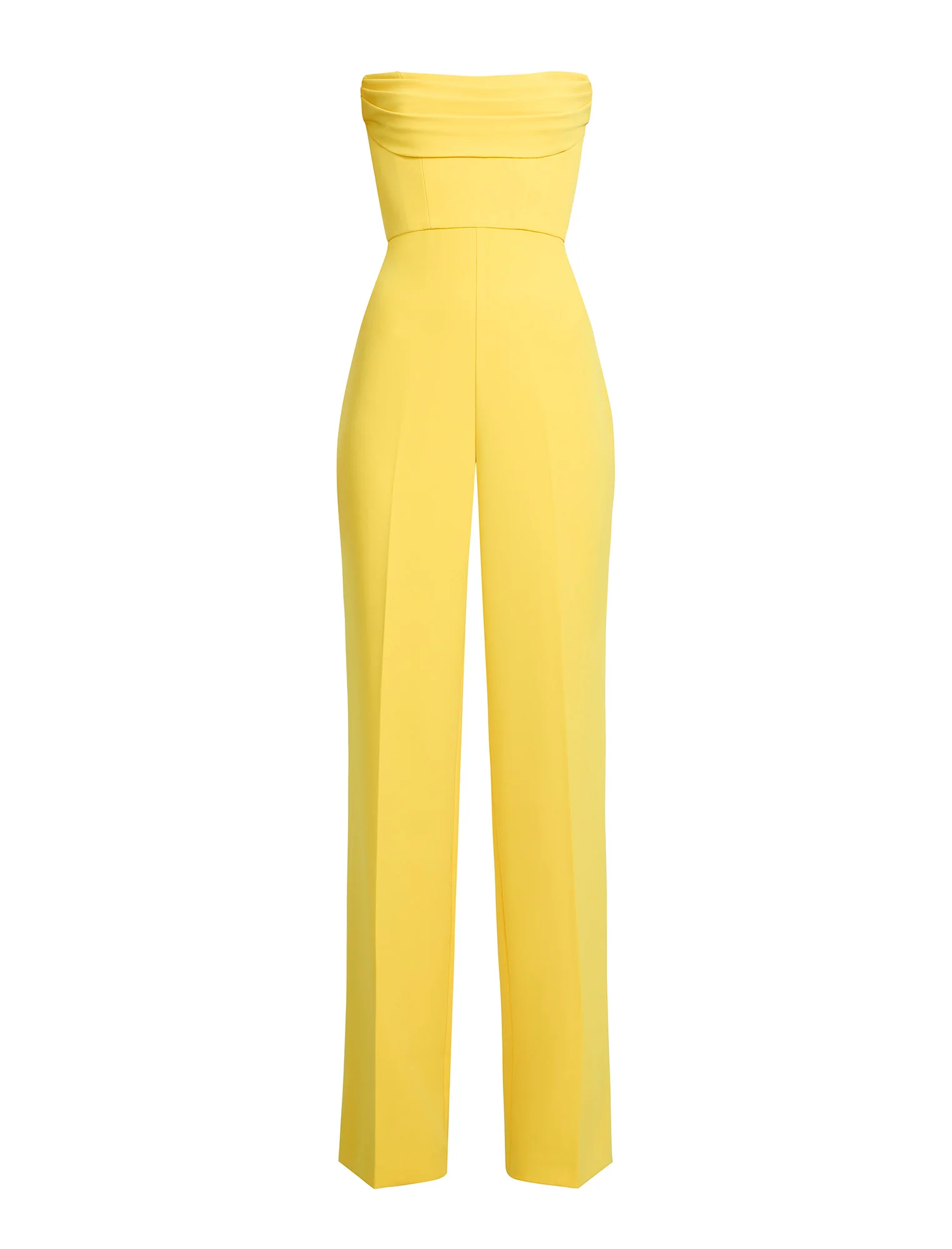 Corset Jumpsuit With Drape