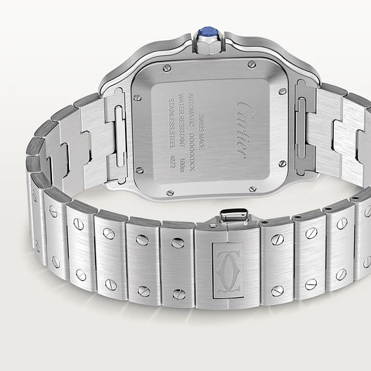 SANTOS Blue PVD Bezel 39.8mm