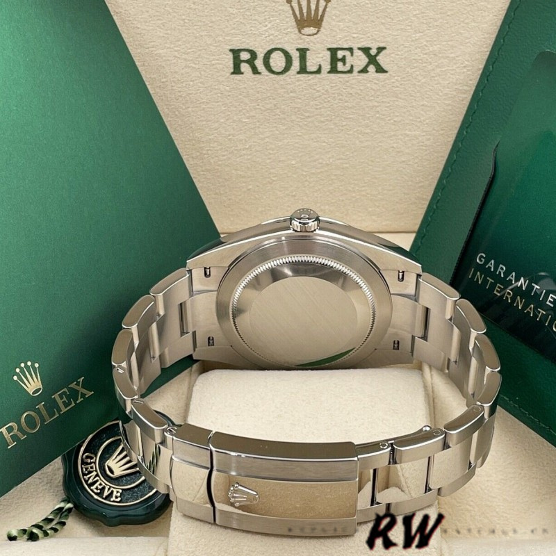 Rolex Datejust 126334 0015 Fluted Bezel Blue Diamond Dial 41MM Mens Replica Watch