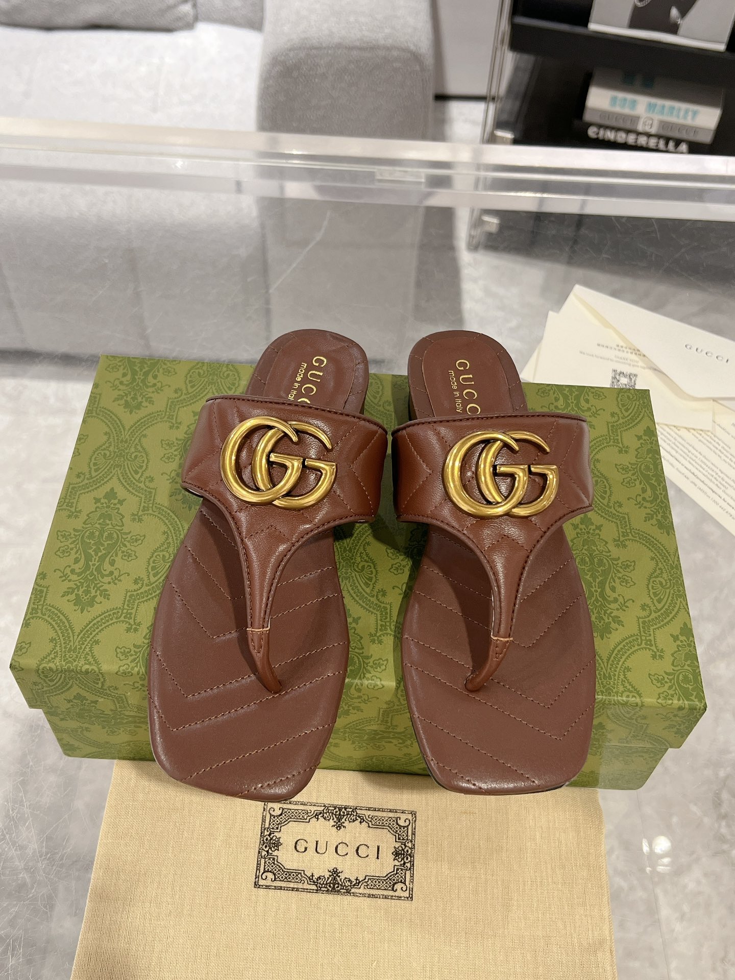 Gucci GG Marmont Slippers Size 36-41