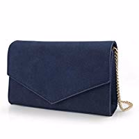 Suede Envelope Clutch