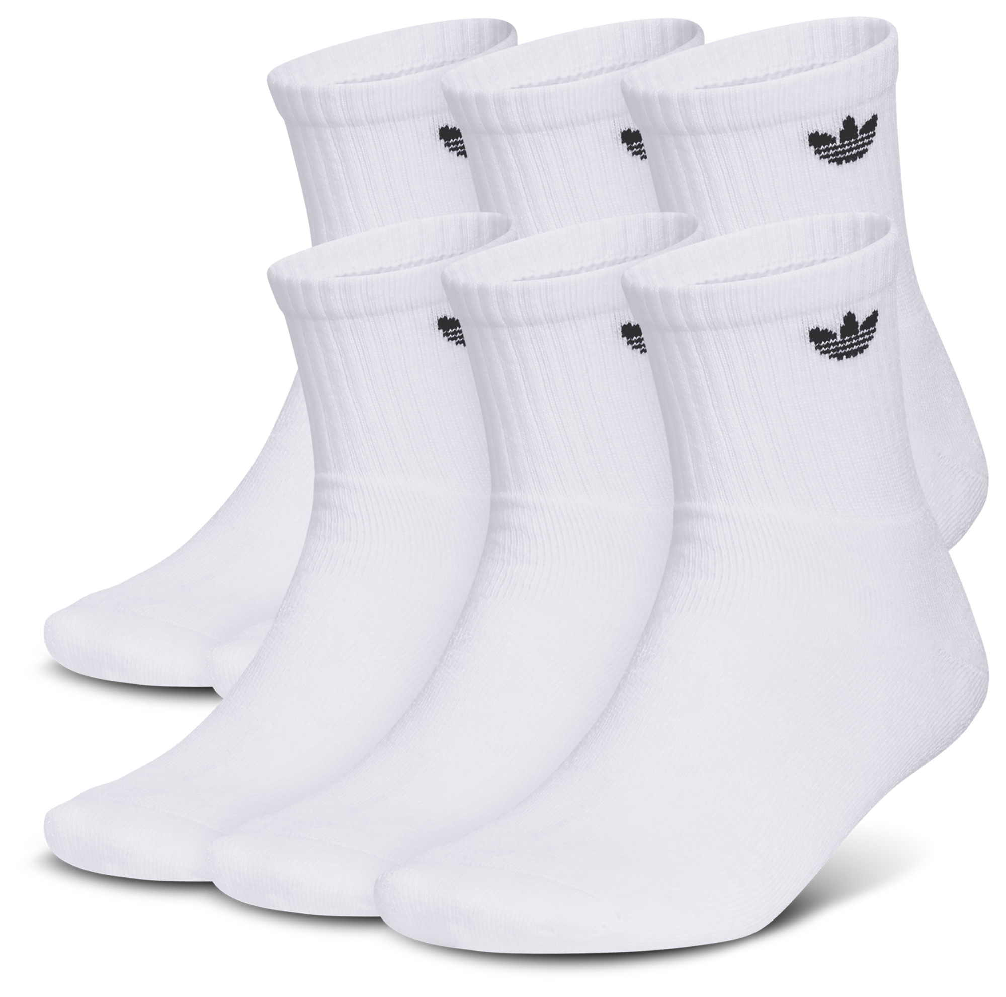adidas Originals Trefoil 6 Pack Quarter Socks