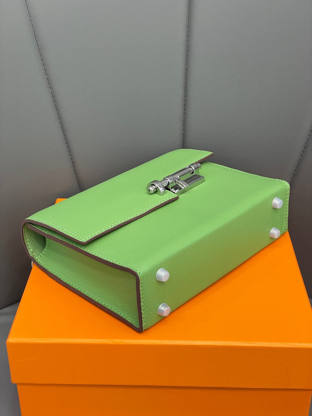 Hermes Verrou 18 Palladium Hardware