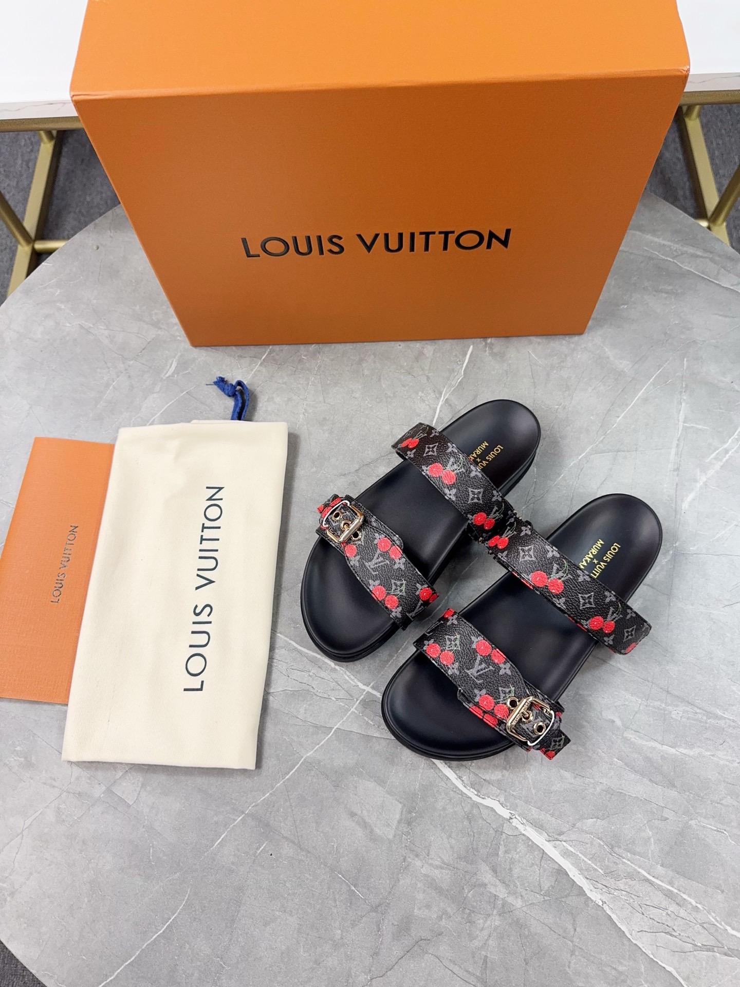 Louis Vuitton Pool Pillow Flat Comfort Slippers Size 36-46