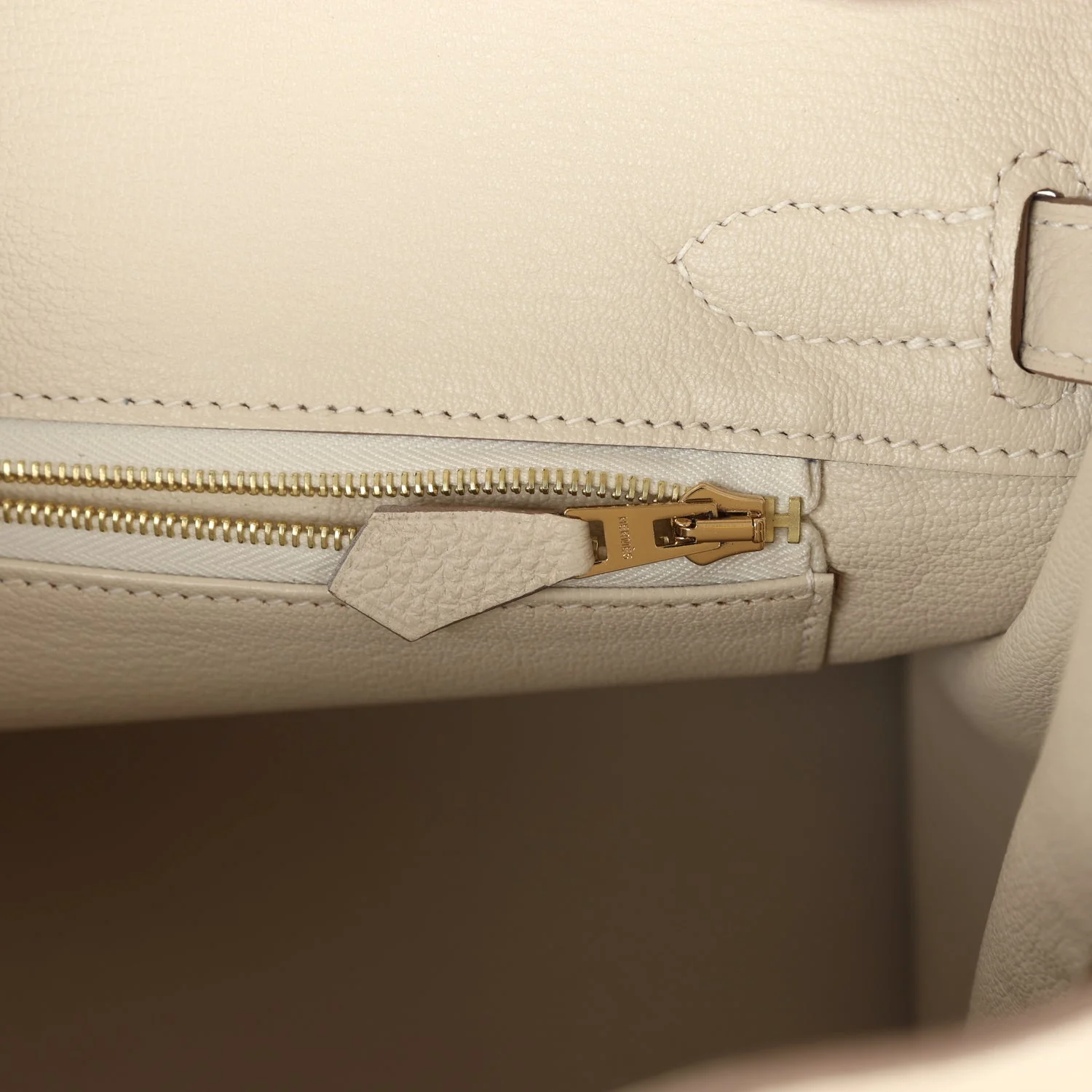 Hermes Birkin 30 Craie Togo Rose Gold Hardware