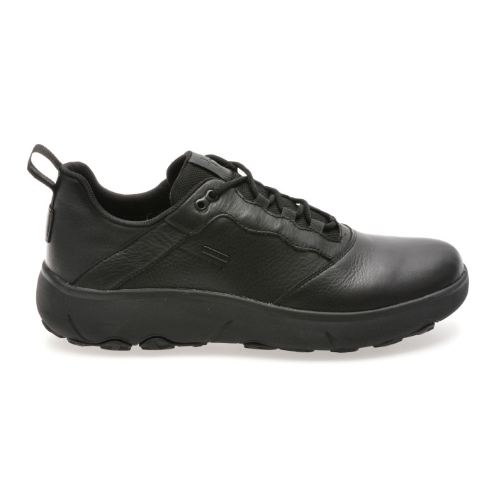 Pantofi sport GEOX negri, U46HFA, din piele naturala