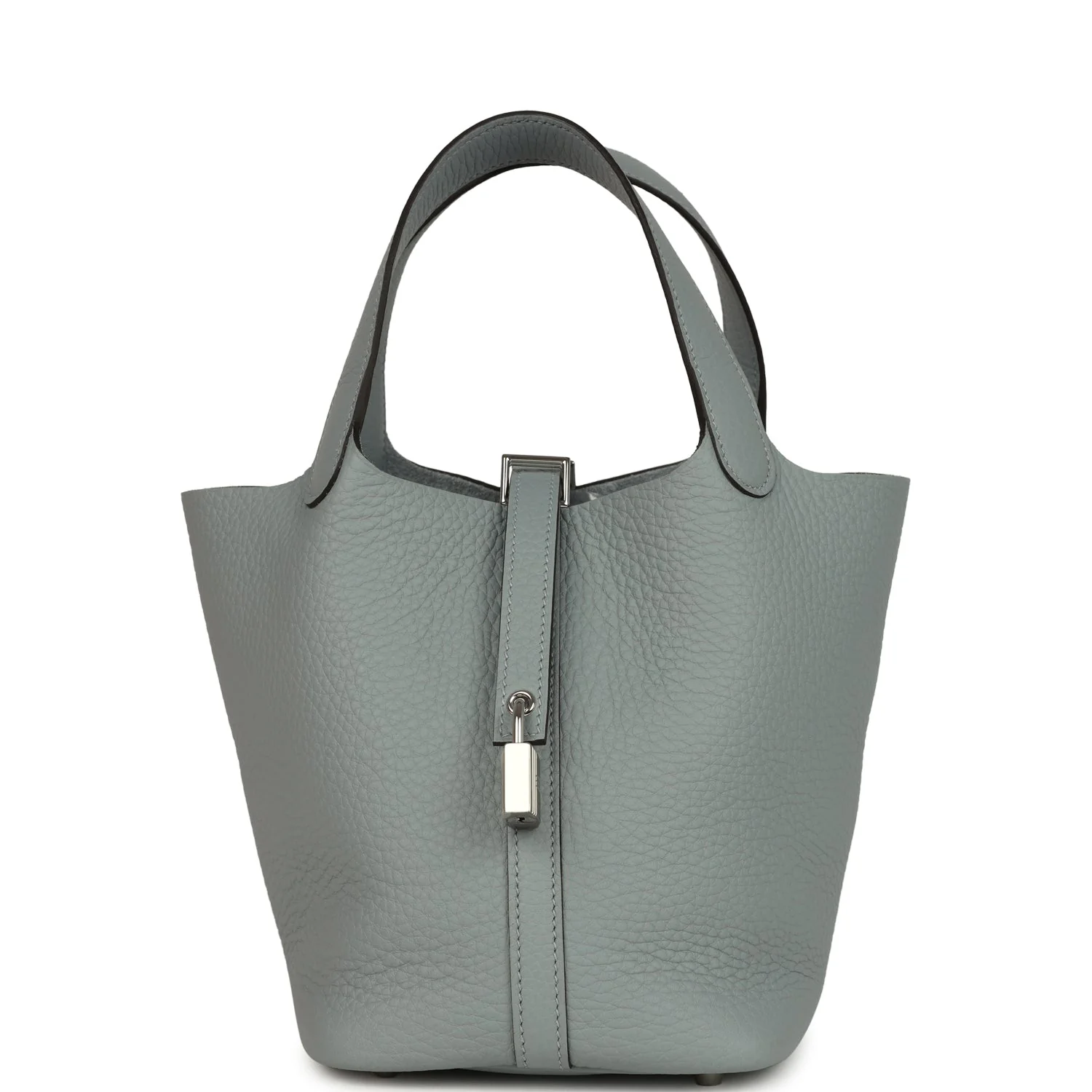 Hermes Picotin Lock 18 Gris Pantin Clemence Palladium Hardware