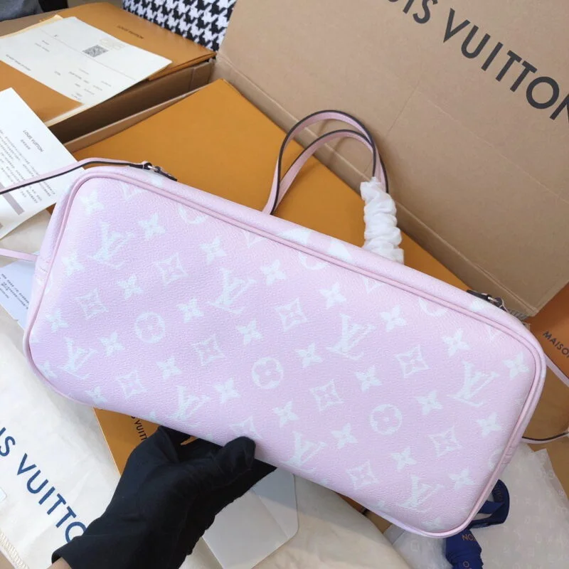 Louis Vuitton Escale Neverfull Mm M45127 Pink/Blue/Red