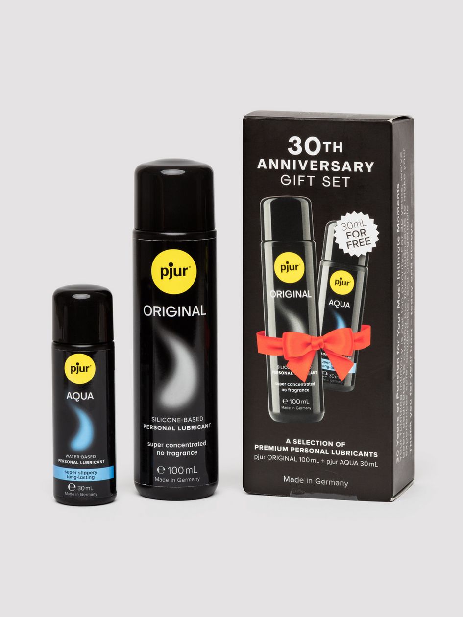 Pjur 30th Anniversary Gift Set -  Original 100ml and Aqua 30ml Lubricants