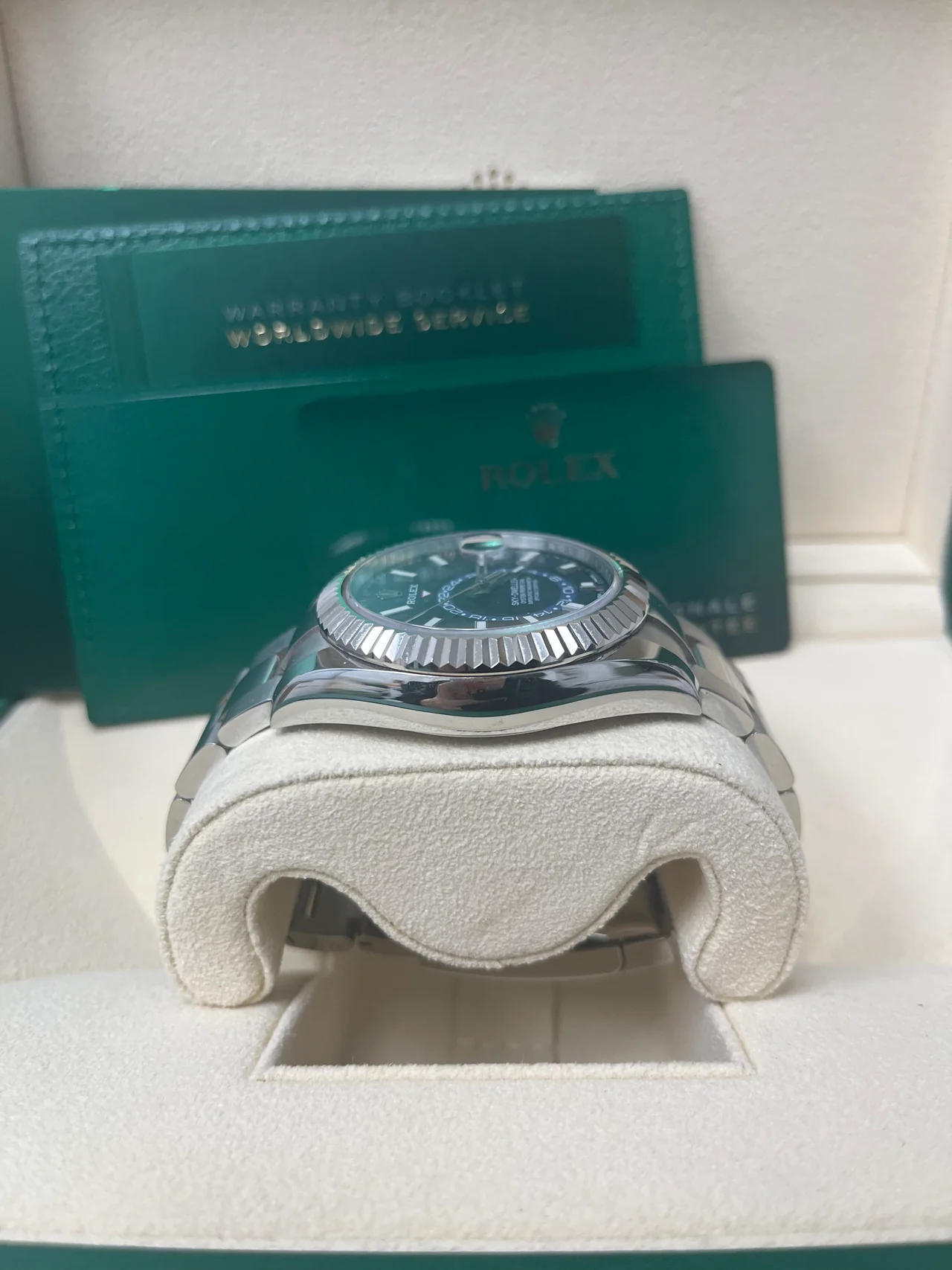 Rolex Sky-Dweller Blue Dial Stainless Steel 326934-0003 Oyster Replica