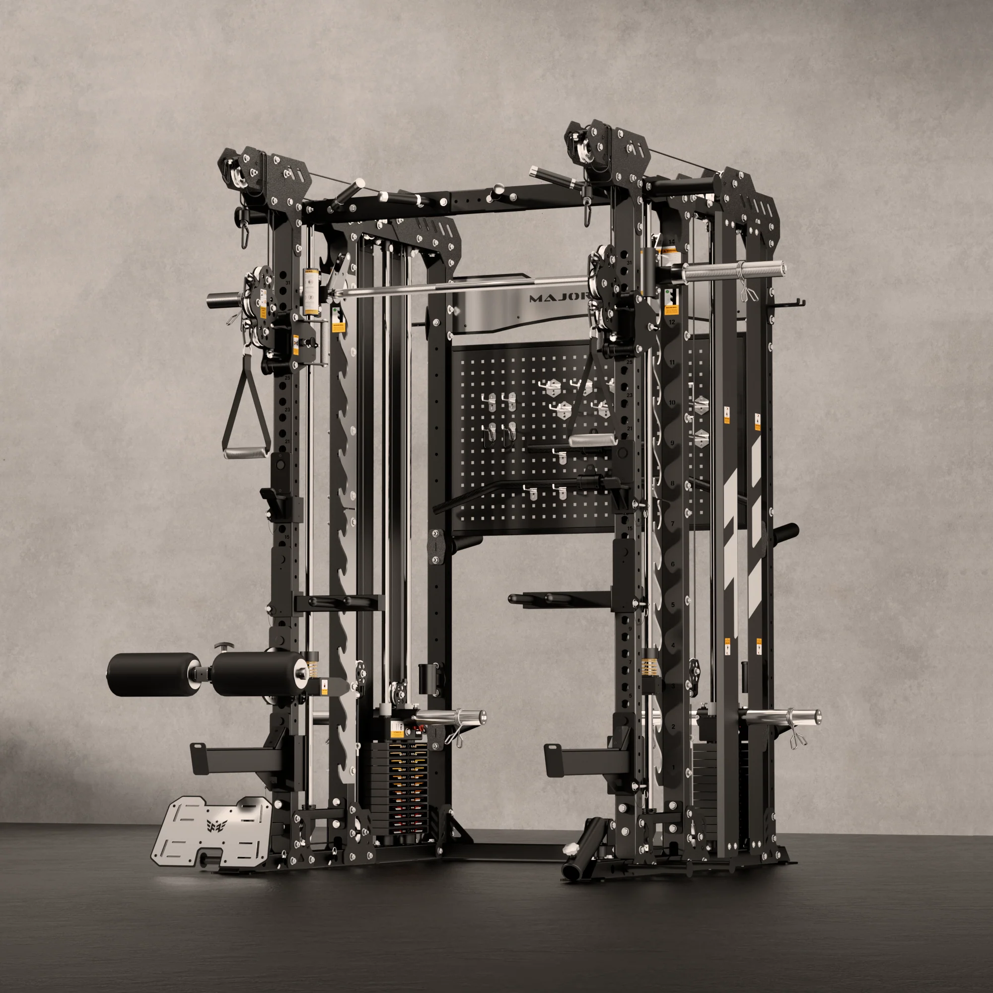 Major Fitness Heritage Series B17 Flying Fortress All-In-One Functional Trainer with Smith Machine