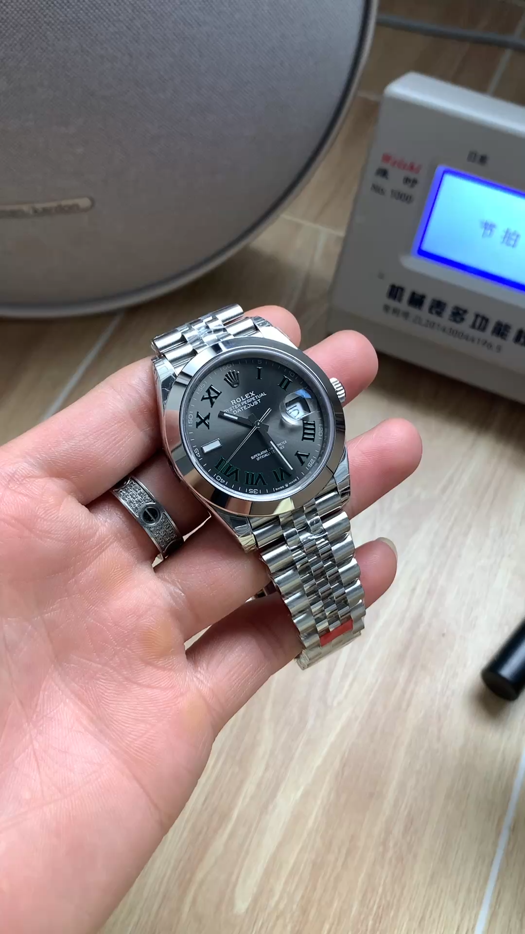 Rolex Datejust 41mm Stainless Steel m126300 0014 Slate Roman Jubilee