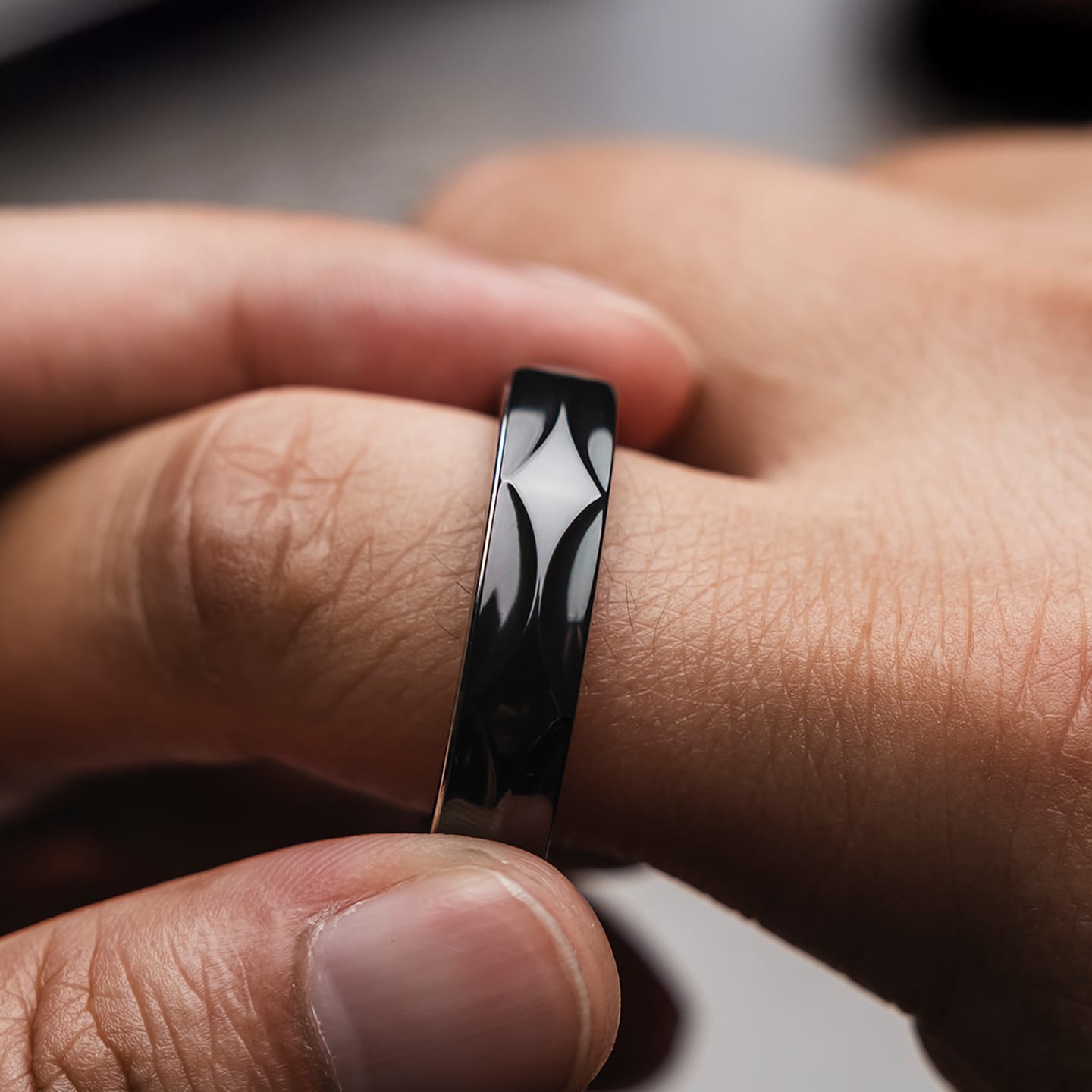 01EDC Star Ring Fidget Ring