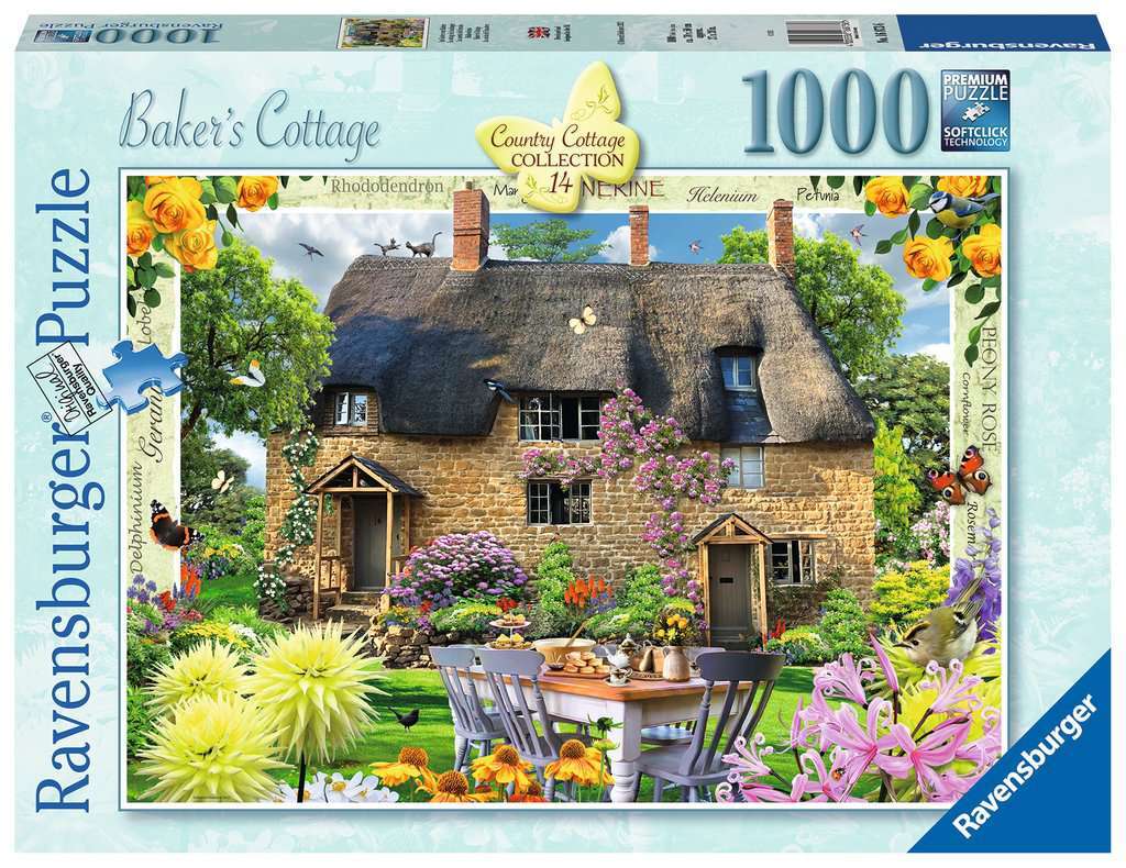 Country Cottage Collection 14 : Baker’s Cottage 1000 Piece Puzzle