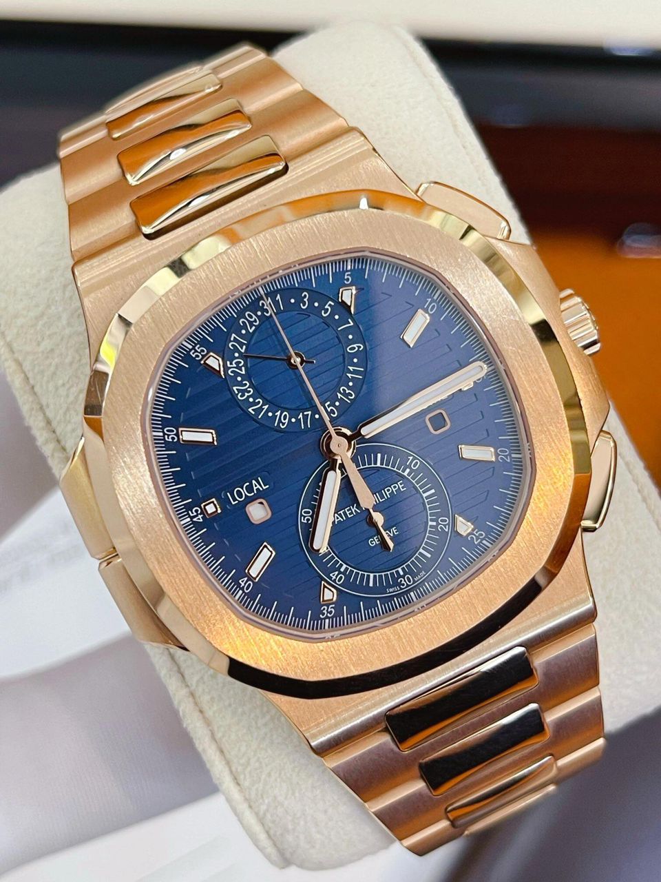 Patek Philippe Nautilus Stainless Steel Blue Dial 5990R