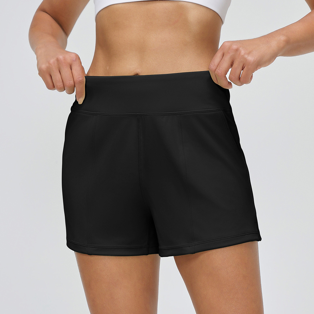 Women's Summer Fitness Shorts, High-Waisted, Slimming, Yoga Shorts, Loose, Casual, Breathable, Quick-Drying Running Pants