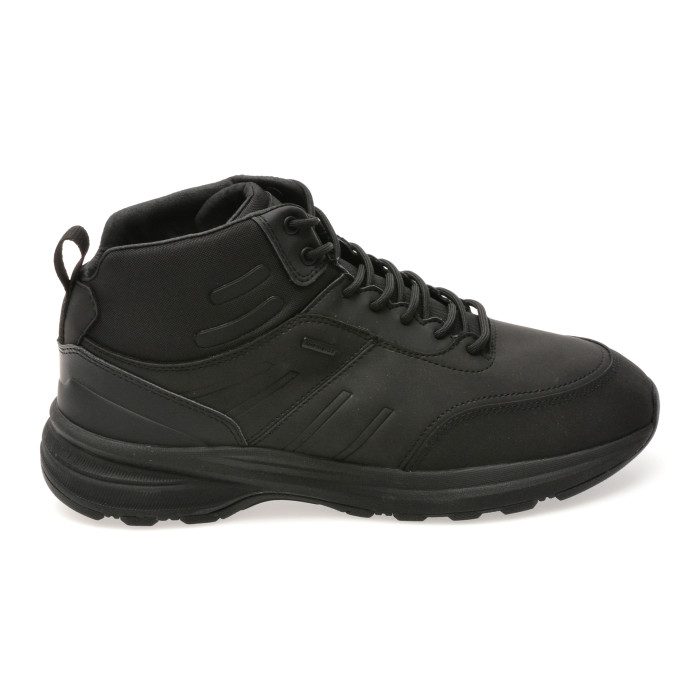 Ghete GEOX negre, U56M2C, din piele ecologica