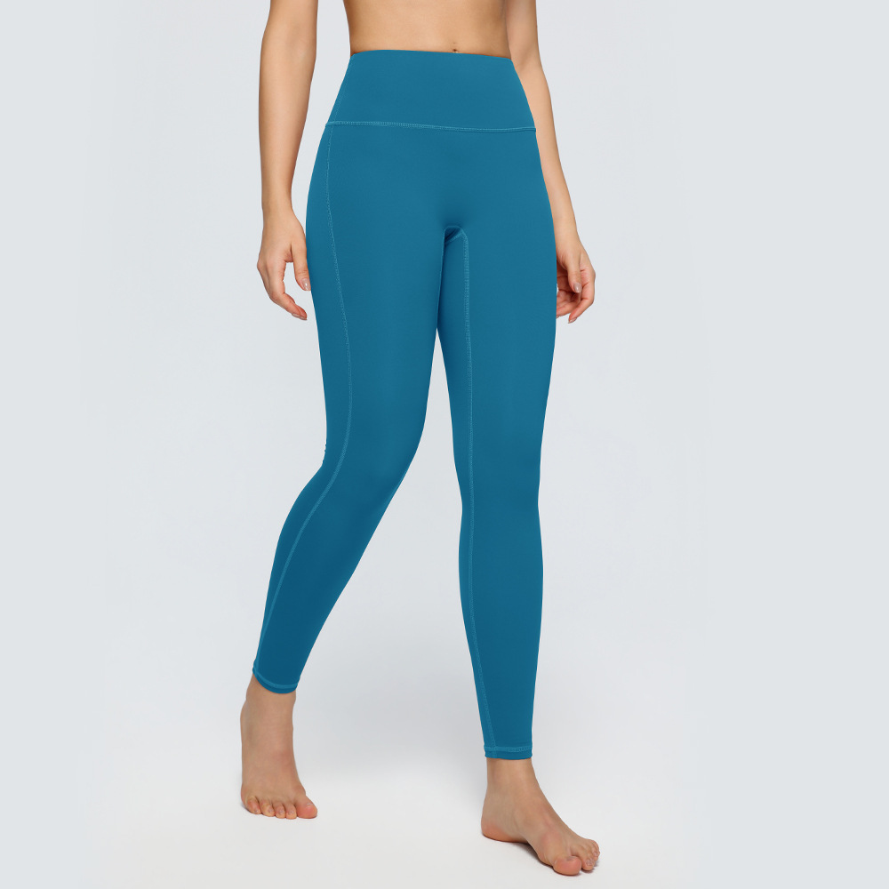 Women's brushed, non-sticky yoga pants, stretchy, quick-drying, tight-fitting, butt-lifting, comfortable, and easy to wear.