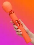 Fun Factory VIM Orange Extra Quiet Silicone Wand Massager
