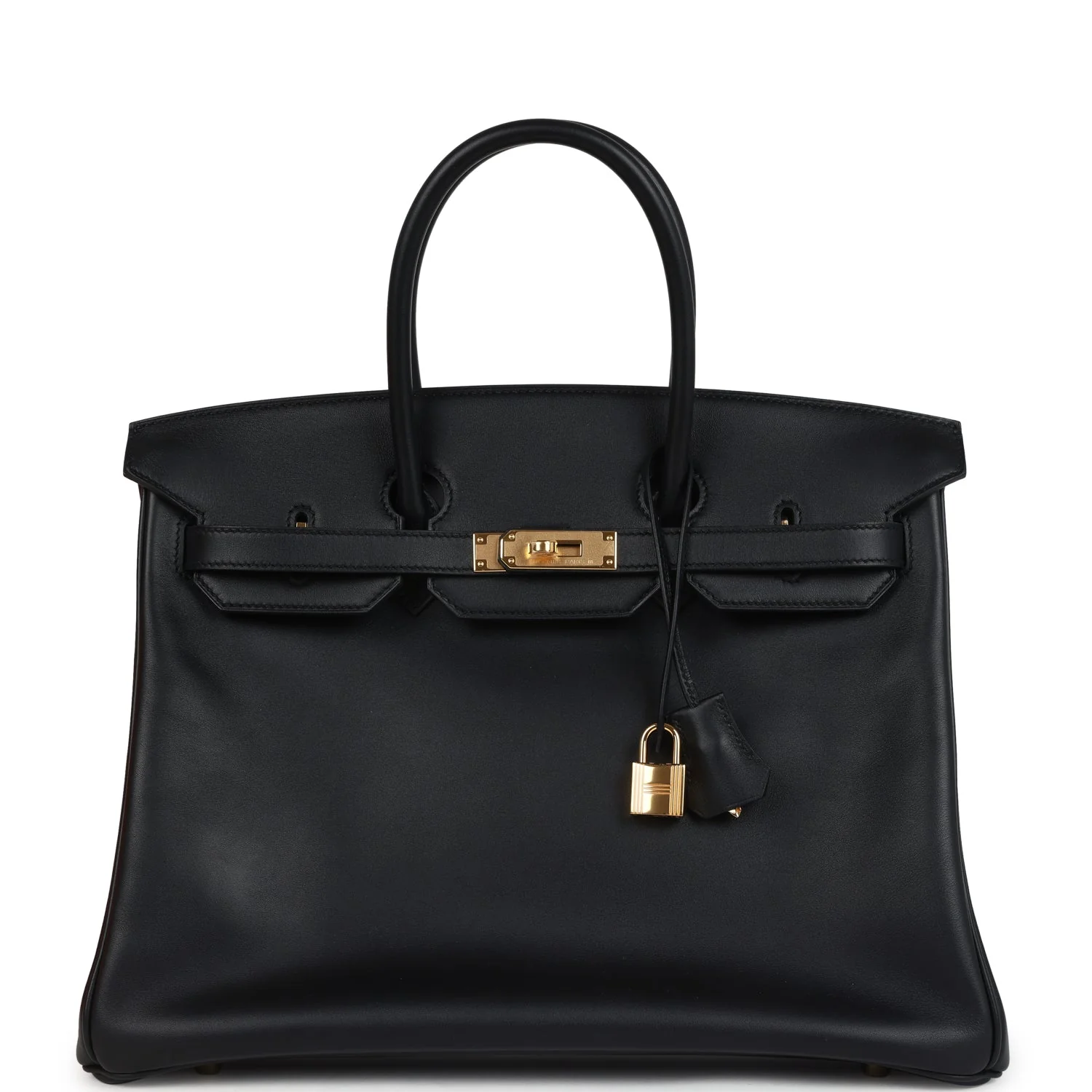 Hermes Birkin 35 Black Jonathan Gold Hardware