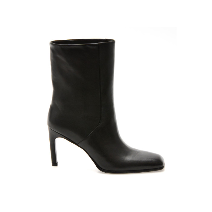 Botine elegante EPICA PREMIUM negre, 01474TB, din piele naturala