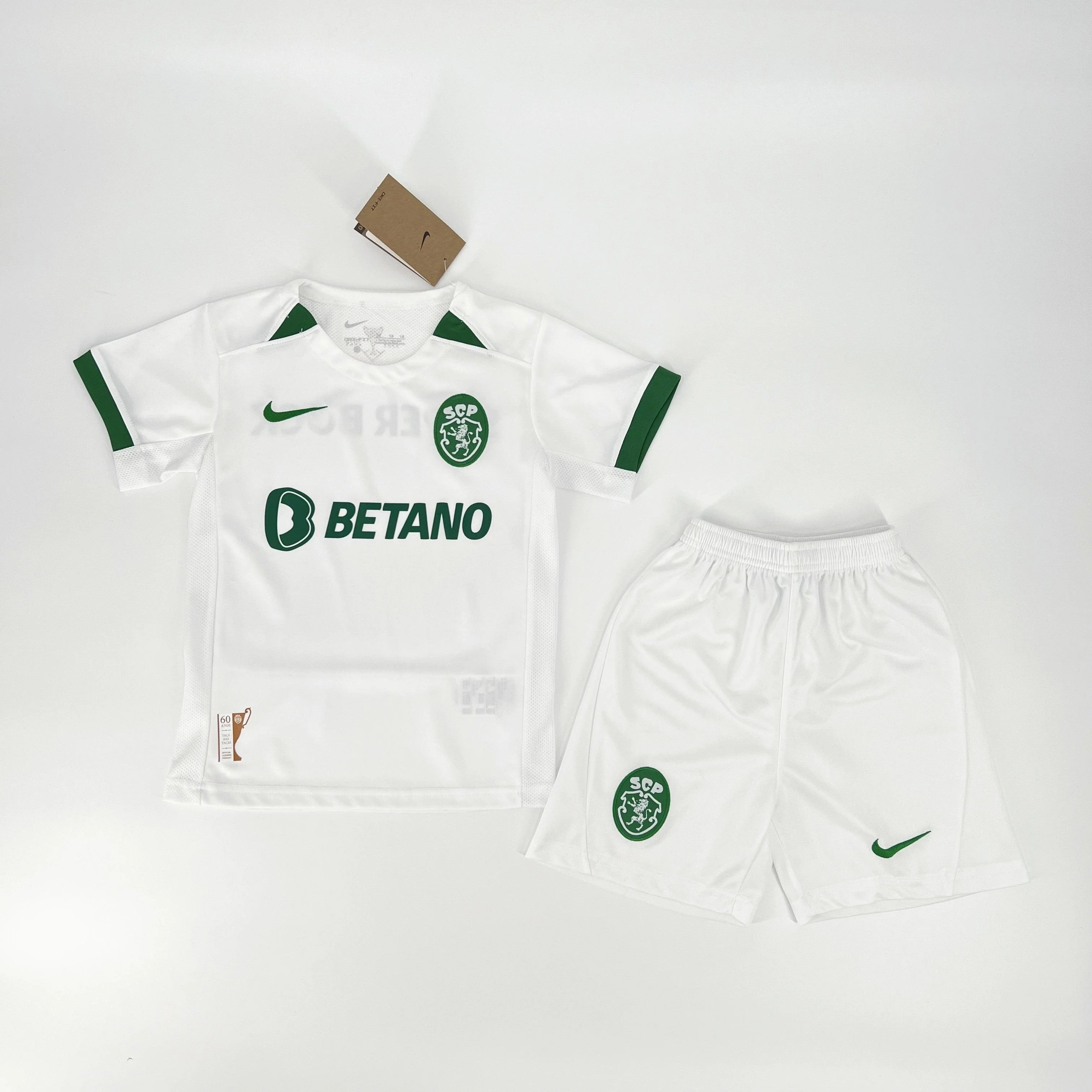 Conjunto Infantil Sporting Alternativa 2024/25 - ÚLTIMAS UNIDADES! 🔥💚