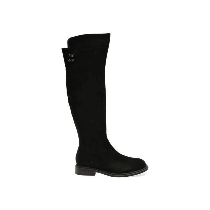 Cizme GRYXX negre, DX01276, din piele intoarsa