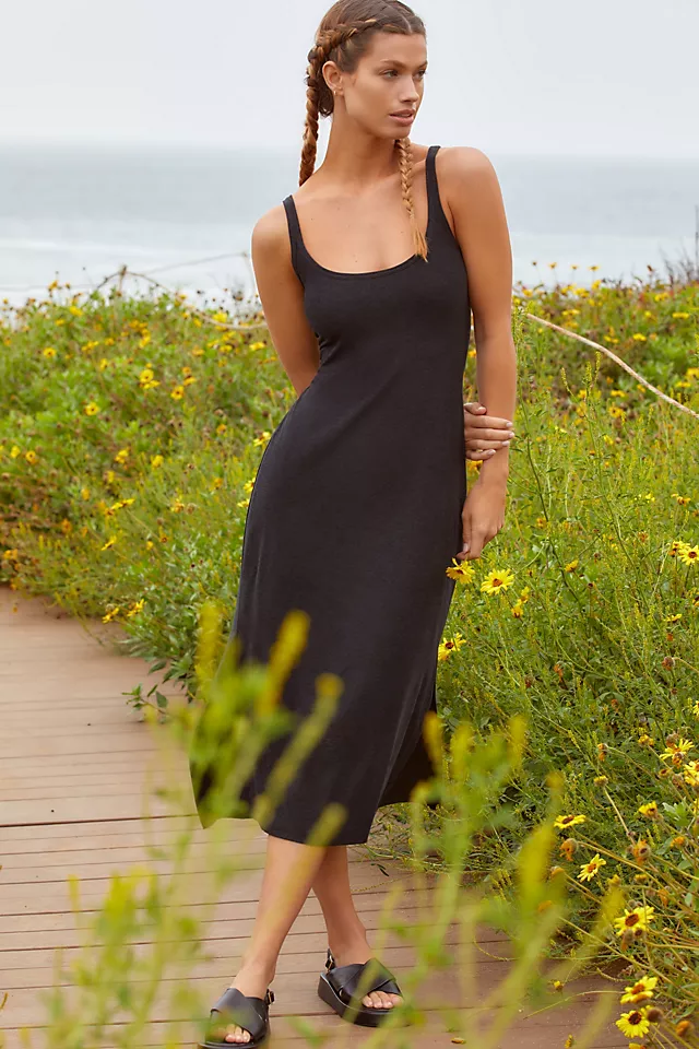 Featherweight Getaway Dress DARKEST NIGHT