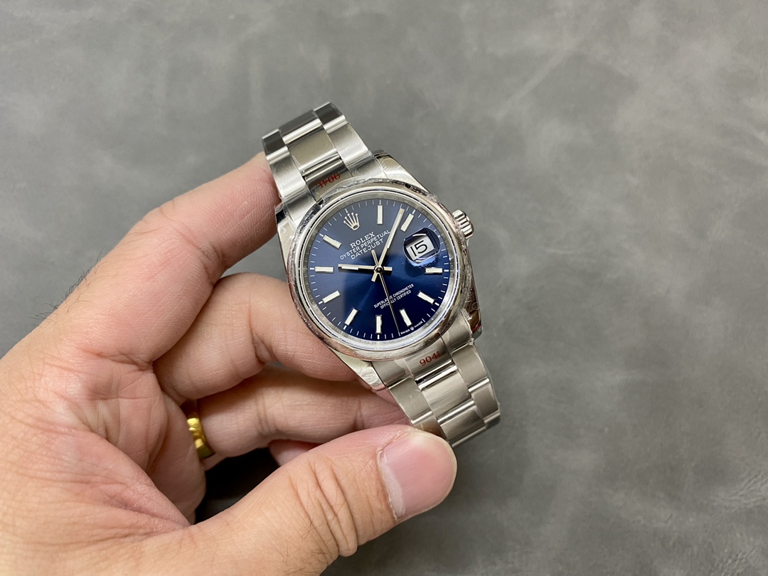 Rolex Datejust 126200 Blue Dial Stainless Steel 36MM Unisex Replica Watch