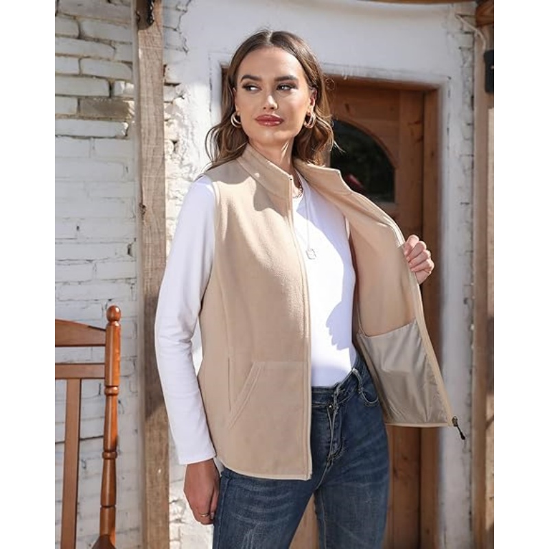 Women's 6-Pocket Fleece Vest