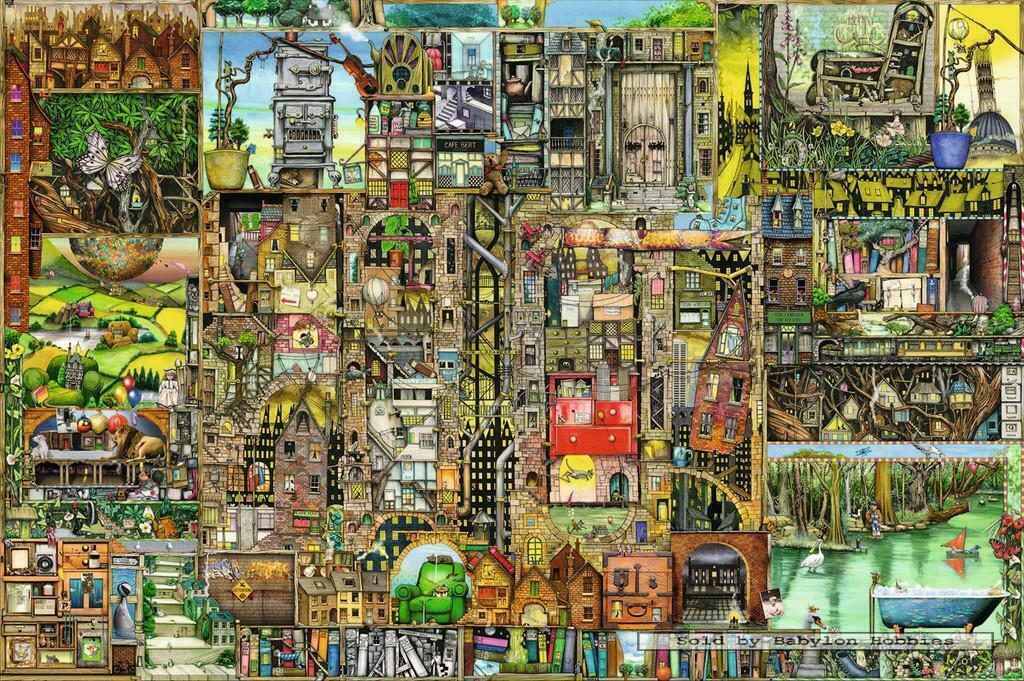 Colin Thompson Bizarre Town 5000 Piece Puzzle