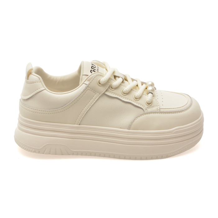 Pantofi sport GRYXX albi, 1701, din piele naturala