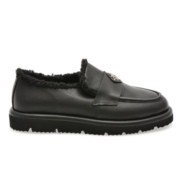 Mocasini EPICA negri, 3642607, din piele naturala