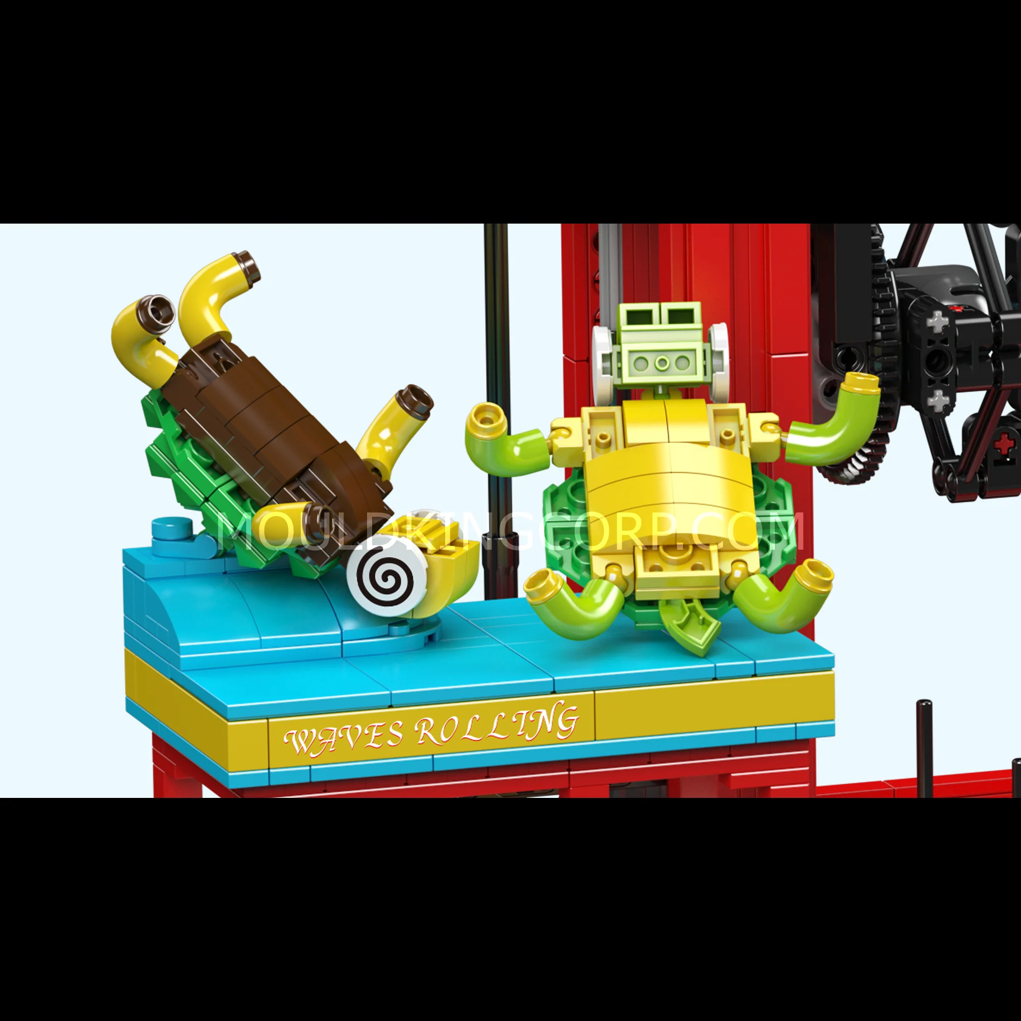 Mould King 11019 Electric Rolling Waves Ride Building Set | 2,118 Pcs