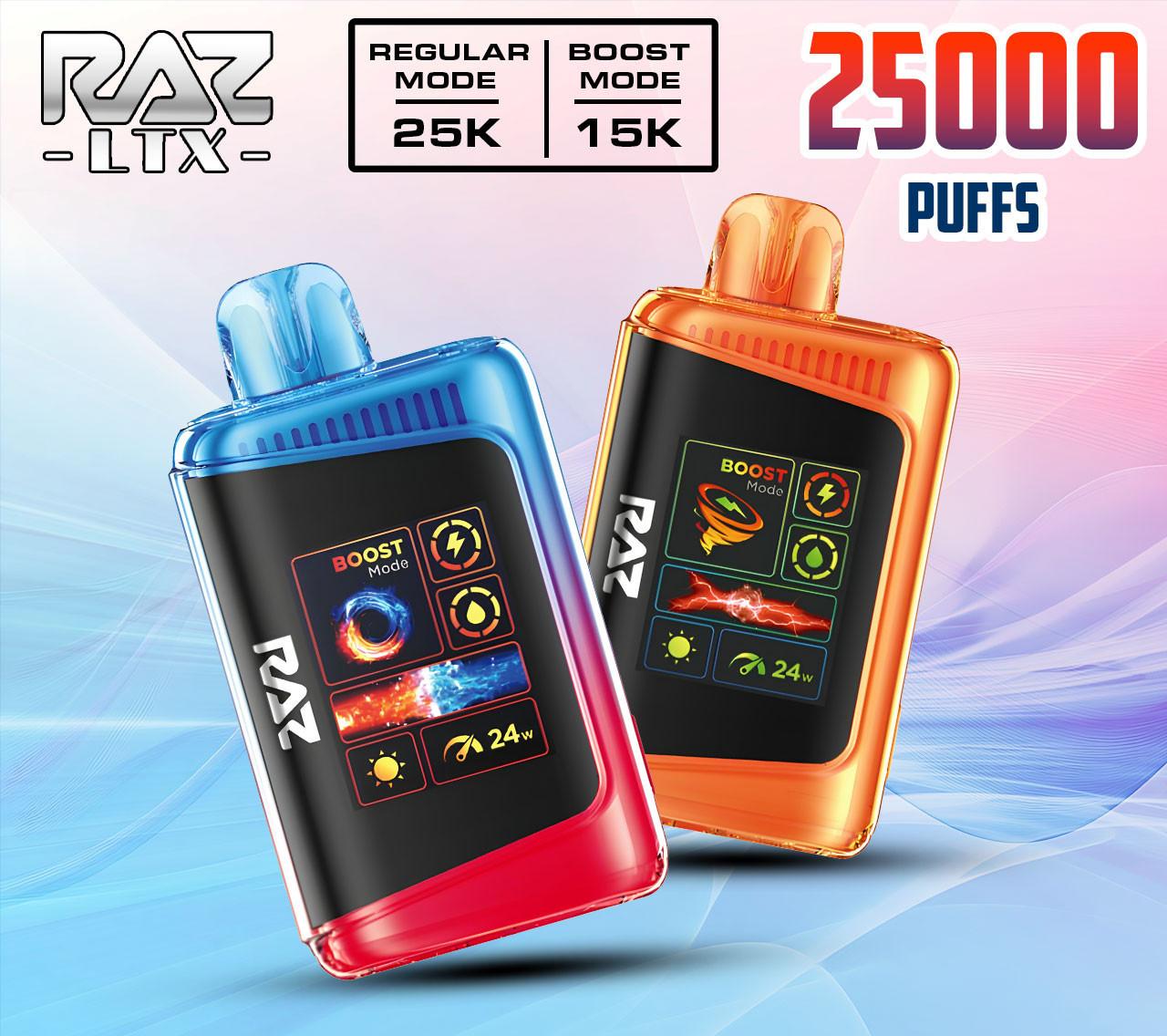 Raz DC25000 | Raz LTX 25K 25000 Puffs Disposable Vapes