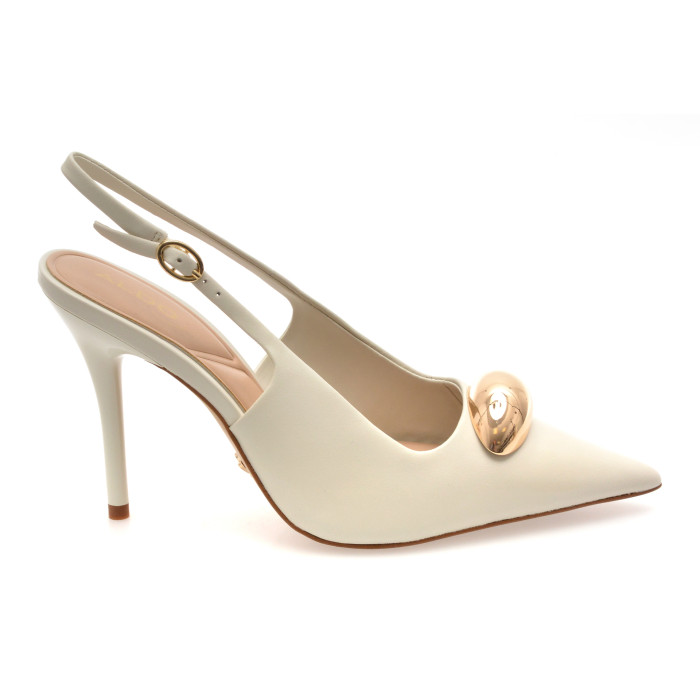 Pantofi eleganti ALDO albi, CAMBERLEY 121, din piele naturala
